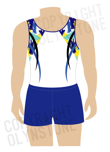 お洒落な男子競技用レオタード